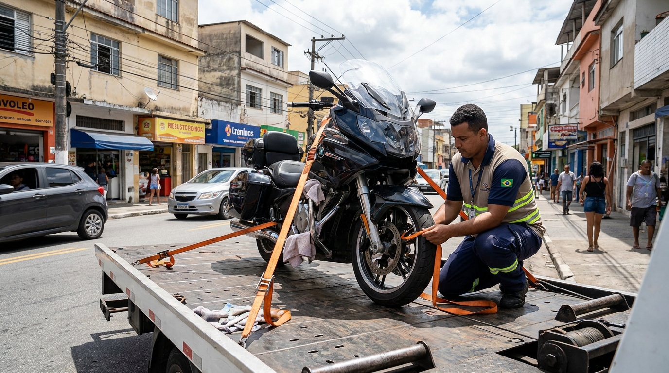 Guincho para Moto em Aparecida de Goiânia‑GO